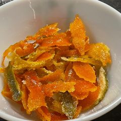 Candied Orange and Lemon Peel: A picture of Candied Orange and Lemon Peel:.