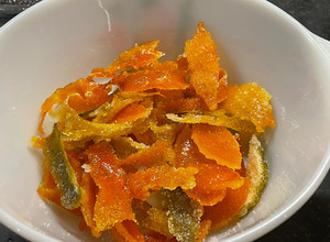 A picture of Candied Orange and Lemon Peel:.
