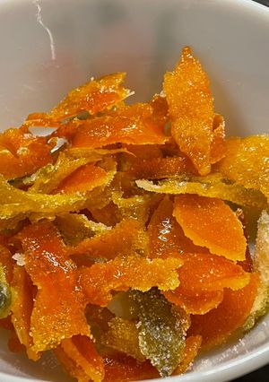 A picture of Candied Orange and Lemon Peel:.