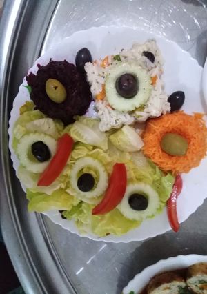 صورة لوصفة سلطة خفيفة 🥒🍅🥒🍅🥂🥂