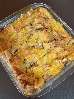 Foto resep Apple bread pudding