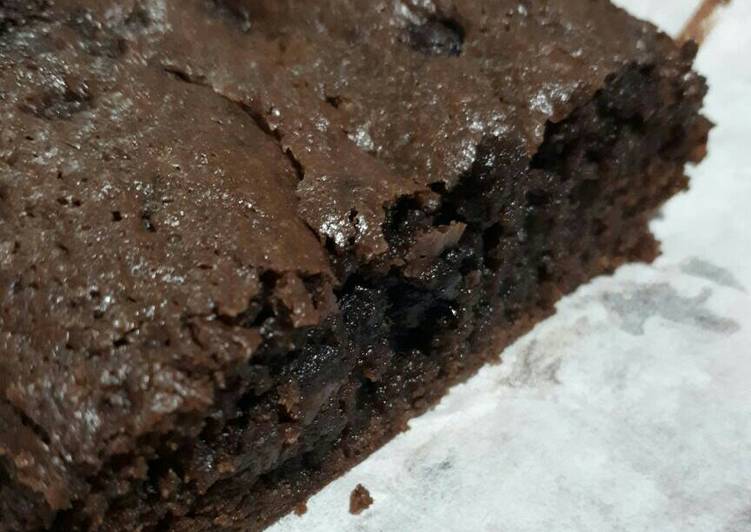 Cara Gampang Menyiapkan Brownies melted mocaf (non gluten), Lezat Sekali