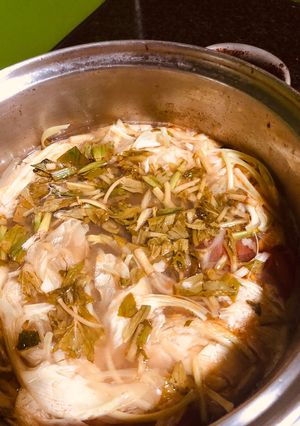 Hình của món Canh chua bông xo đũa.