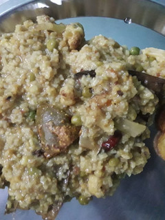 A picture of Mix vegetable khichdi.
