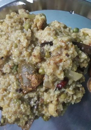 A picture of Mix vegetable khichdi.