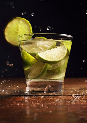 Una foto de Receta de Caipirinha o Caipiriña