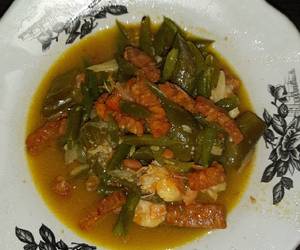 Resep mudah Tumis udang,buncis,terong, wortel tauco sederhana Mantul Banget