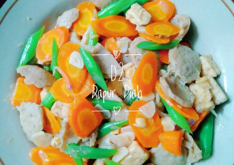 Tumis Buncis Wortel Bakso Tempe (#seninSEMANGAT)