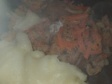Merluza con salteado de verduras