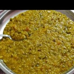 A picture of Moong Dal khichdi.