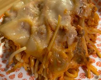 Ultimate Cooking Recipe So Easy and So Tasty Baked Spaghetti Delicious and Healthy