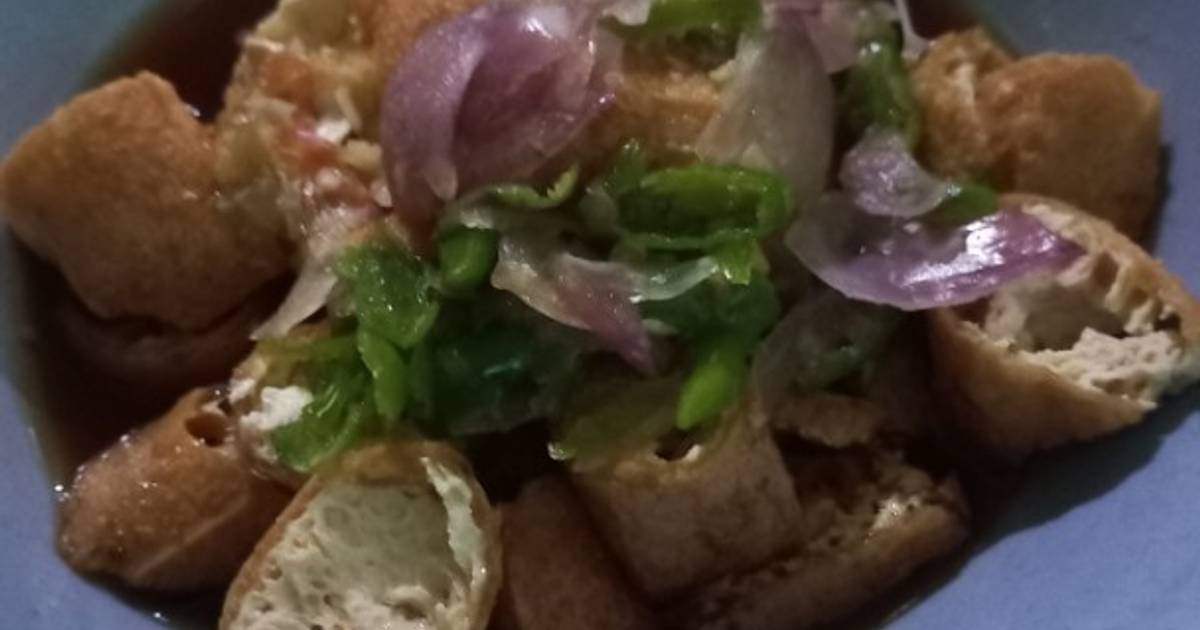 Resep Tahu Gejrot Rasanya Maknyus