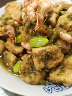 Foto resep Udang dan tahu tumis lado mudo