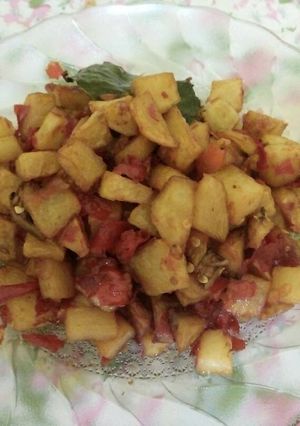 Foto resep Sambal goreng kentang
