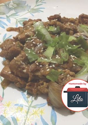 Foto resep Ayam teriyaki cah telur mudah lezat #homemadebylita
