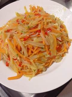 Foto resep Korean Stir-Fried Potatoes (Gamja Bokkeum) Vegan Dish