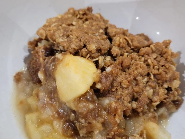 Easy Way Make Apple Crumble which So Delicious