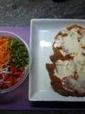 Milanesa de berenjena ahumada a la napolitana 🍆