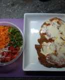 Milanesa de berenjena ahumada a la napolitana 🍆