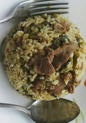 Hình của món Cơm chiên dưa bò.