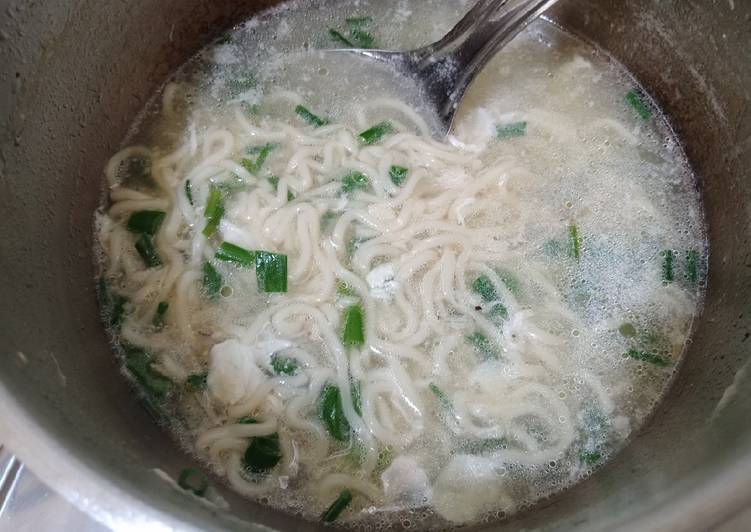 Resep Mie kuah dg ikan teri Anti Gagal