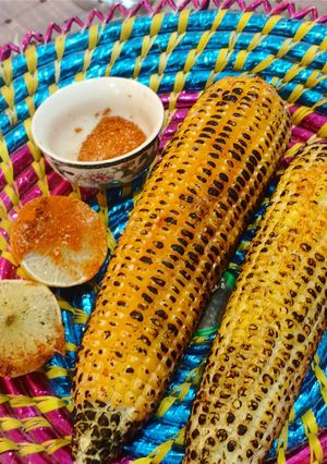 A picture of Pakistani Street Style Corn On The Cob (Aka Butta).