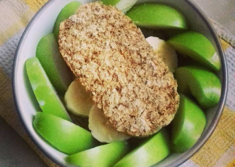 Simple Way to Prepare Super Quick Homemade Apple Banana Cereal Bowl