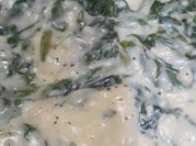 Gambar creamy spinach