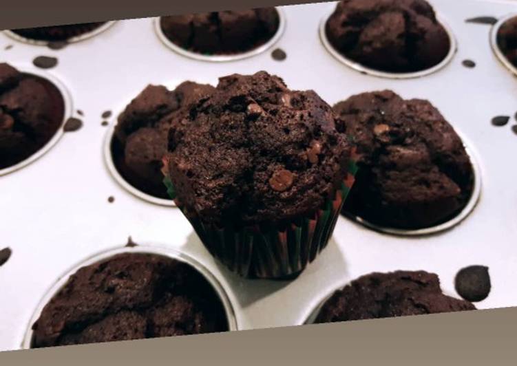 Recipe of Perfect Easy Chocolate Muffins