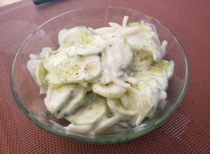 Una foto de Ensalada de pepino