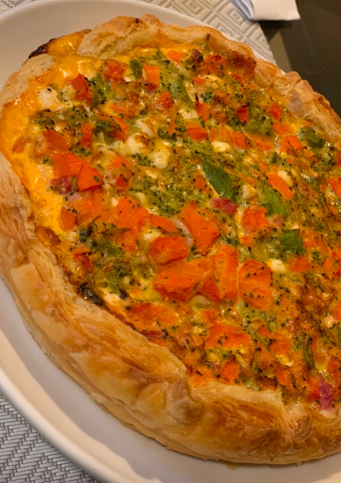Una foto de Tarta de verduras