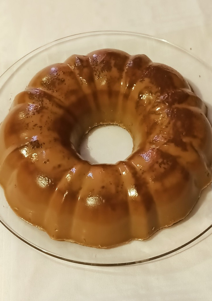 Una foto de Gelatina de chocolate con café fácil😋