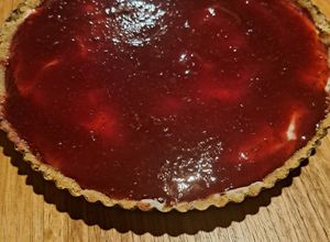 Una foto de Cheesecake de frambuesa