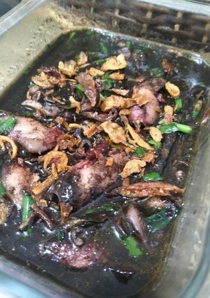 Foto resep Cumi Hitam Daun Kucai