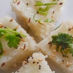 A picture of Instant Farali Dhokla Idli.
