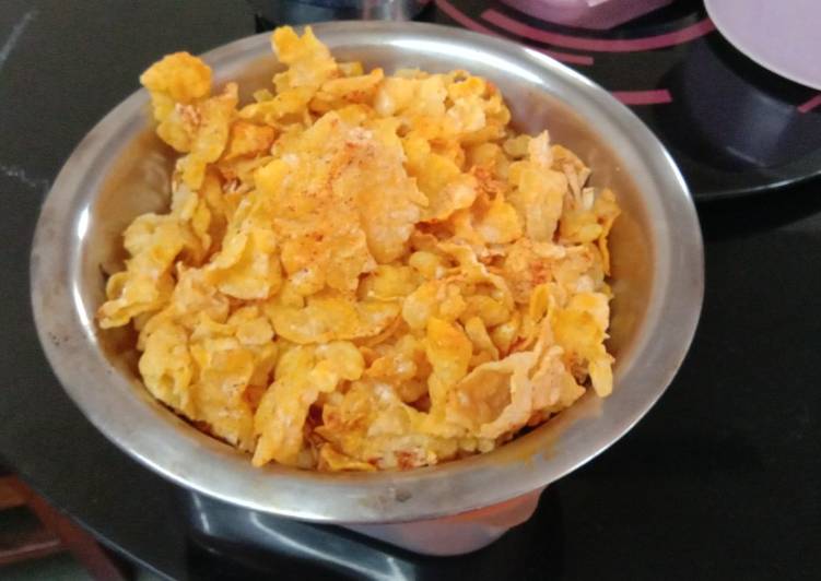 Simple Way to Make Ultimate Crispy corn poha chivda
