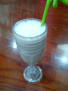 صورة لوصفة ميلك شيك موز