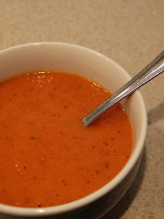 A picture of Roasted Tomato Soup.