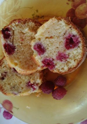 Málnás kevert süti recept fotója
