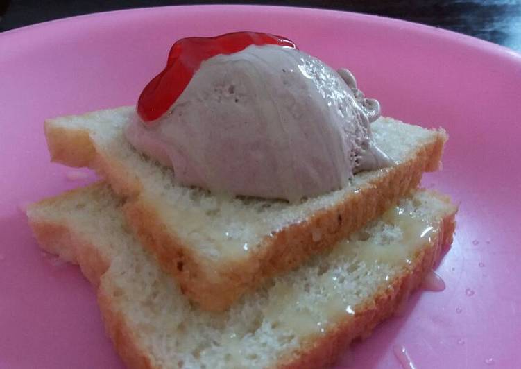 Langkah Mudah untuk Membuat Ice cream chocholatos simple dan murmer, Lezat Sekali