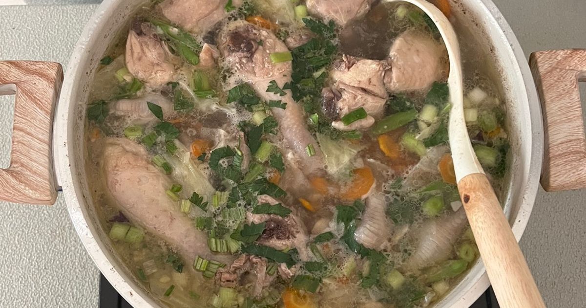 Sayur Sop Ayam ala Bumbu Racik