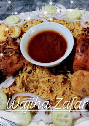 A picture of Tikkah Biryani.