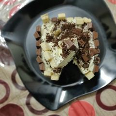 A picture of Ice cream cake.