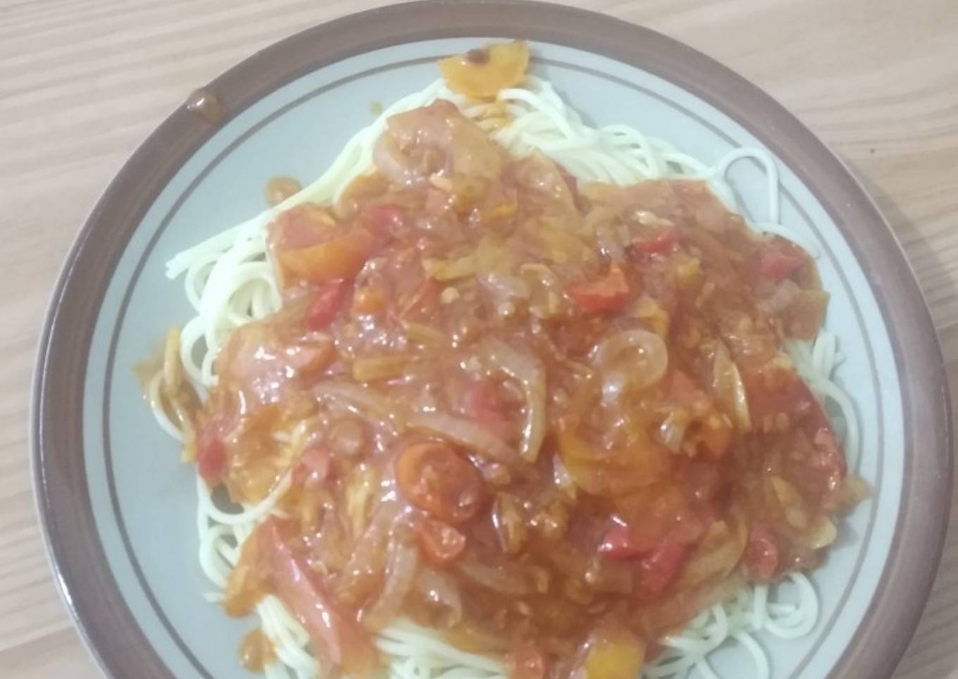 Spaghetti bolognese super pedas