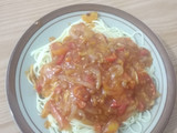 Spaghetti bolognese super pedas