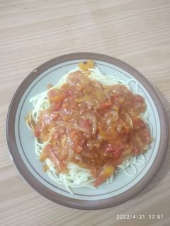 Foto resep Spaghetti bolognese super pedas