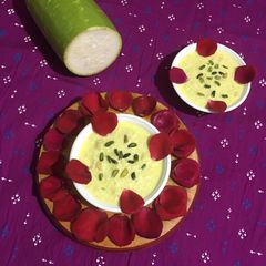 A picture of Bottle Gourd Kheer.