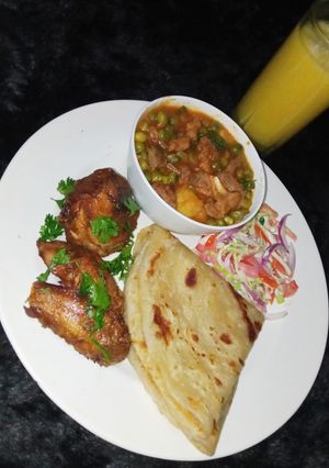 A picture of Peas beef stew.