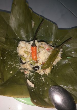Foto resep Botok Teri & Mlanding a.k.a Lamtoro (Pete Cina)