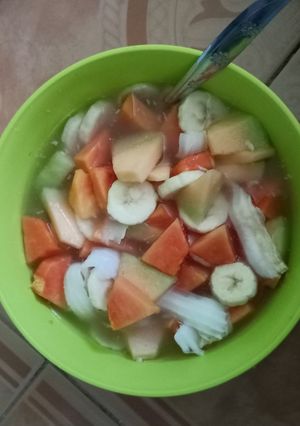 Foto resep Es Buah Oranye